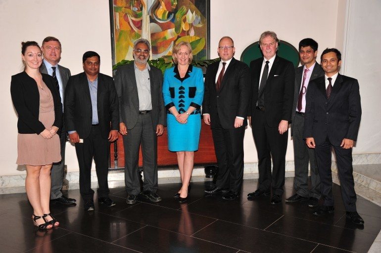 Minister Adams & Indian delegation