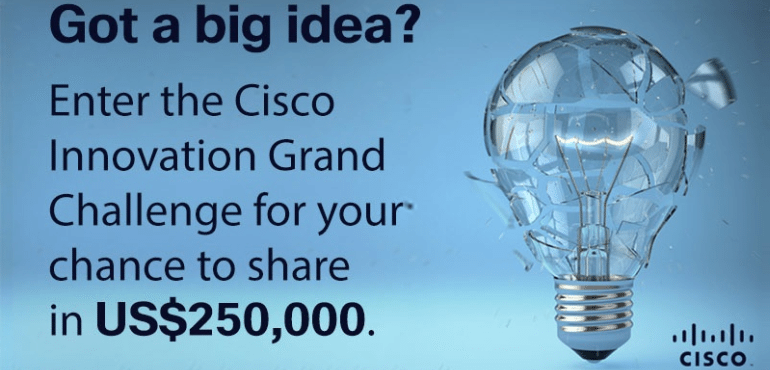 Cisco calls ANZ start-ups to join its global Grand Innovation Challenge til Sept 7